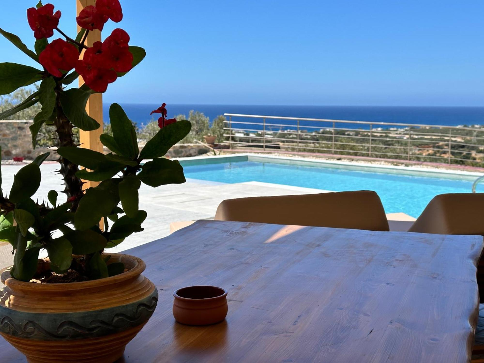 Mediterranean View Villa Makrýgialos Esterno foto