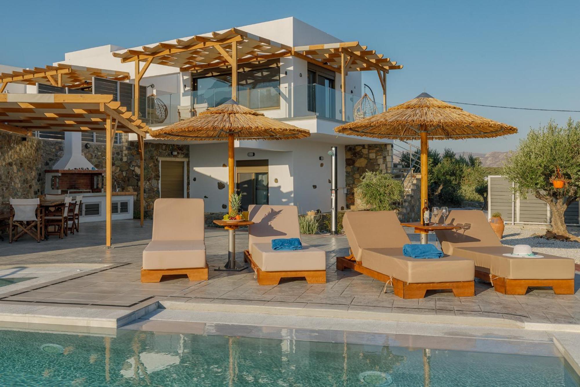 Mediterranean View Villa Makrýgialos Esterno foto