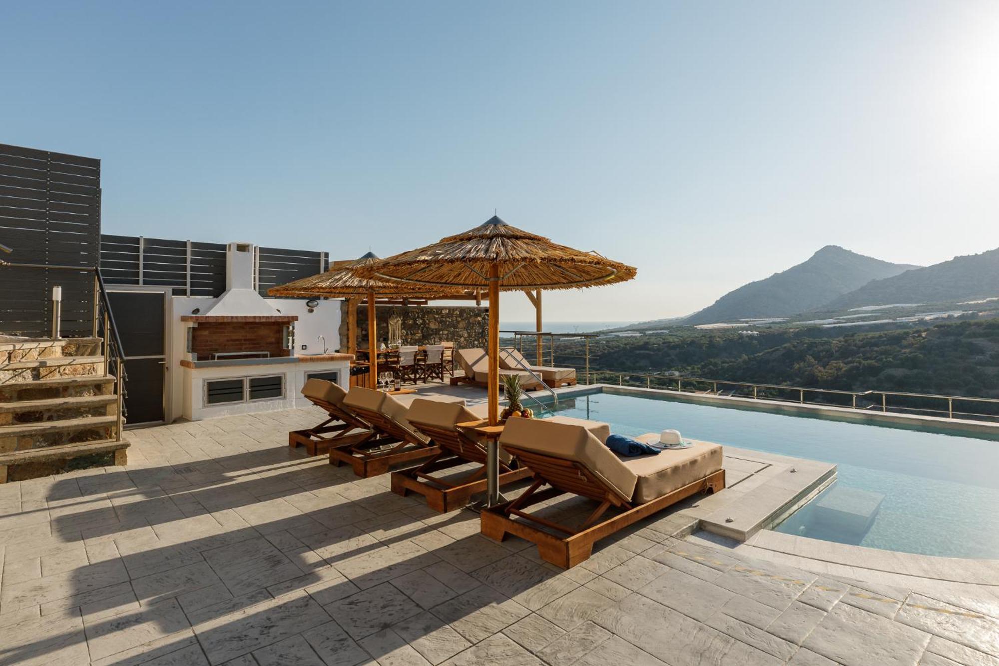 Mediterranean View Villa Makrýgialos Esterno foto