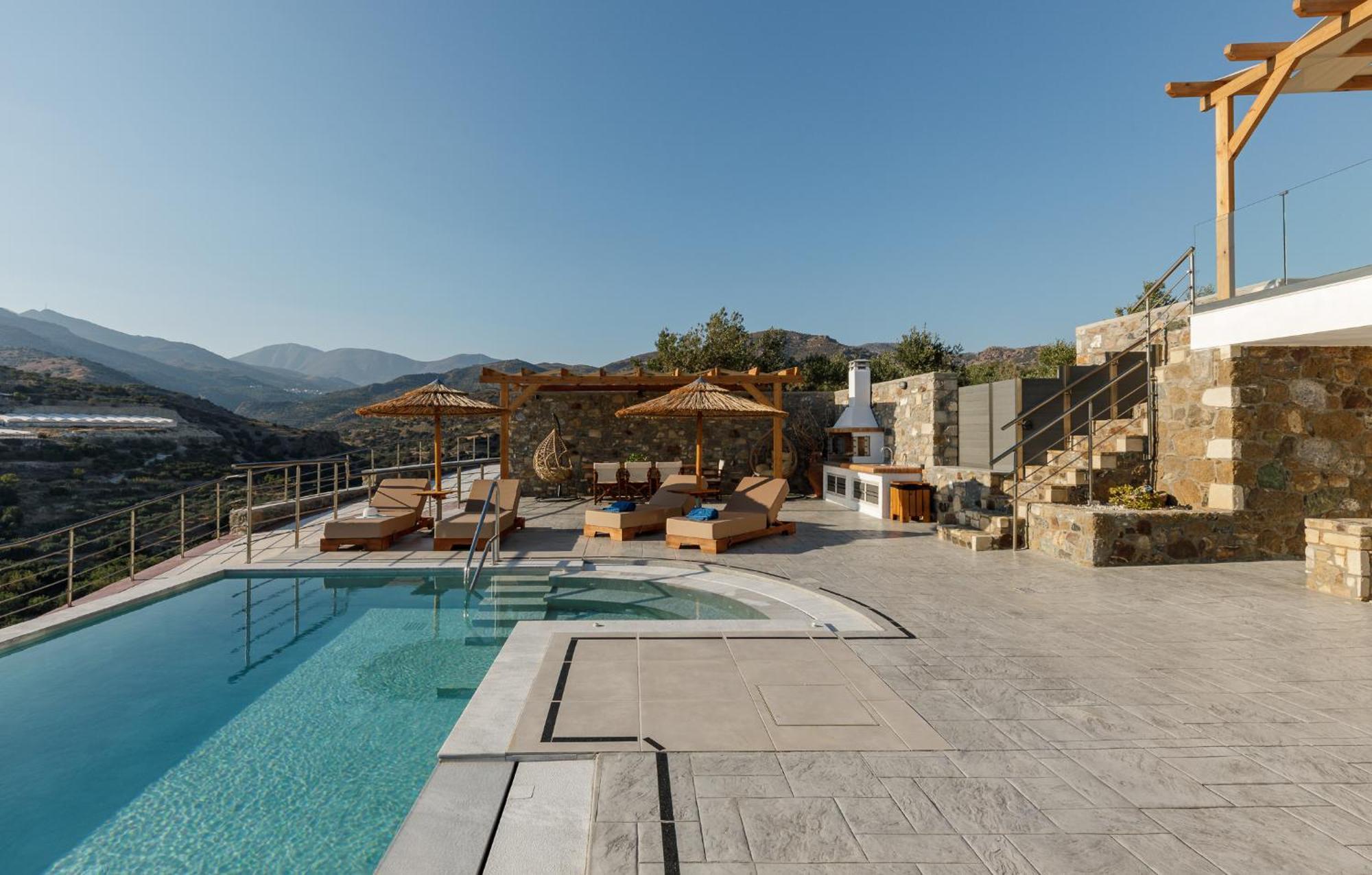Mediterranean View Villa Makrýgialos Esterno foto