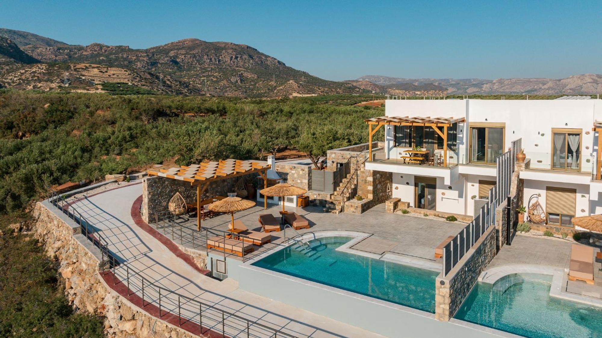 Mediterranean View Villa Makrýgialos Esterno foto
